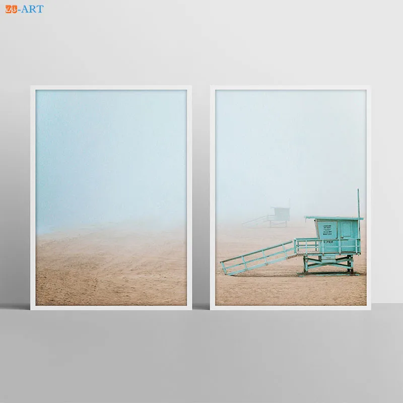 Настенная картина с изображением берега пляжа плакат морскими волнами