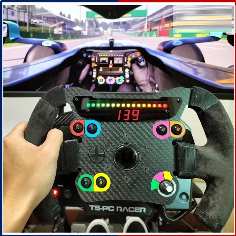 Карбоновый сим-мод для рулевого колеса thrusmaster TSPC /TX/599 Formula гоночный автомобиль