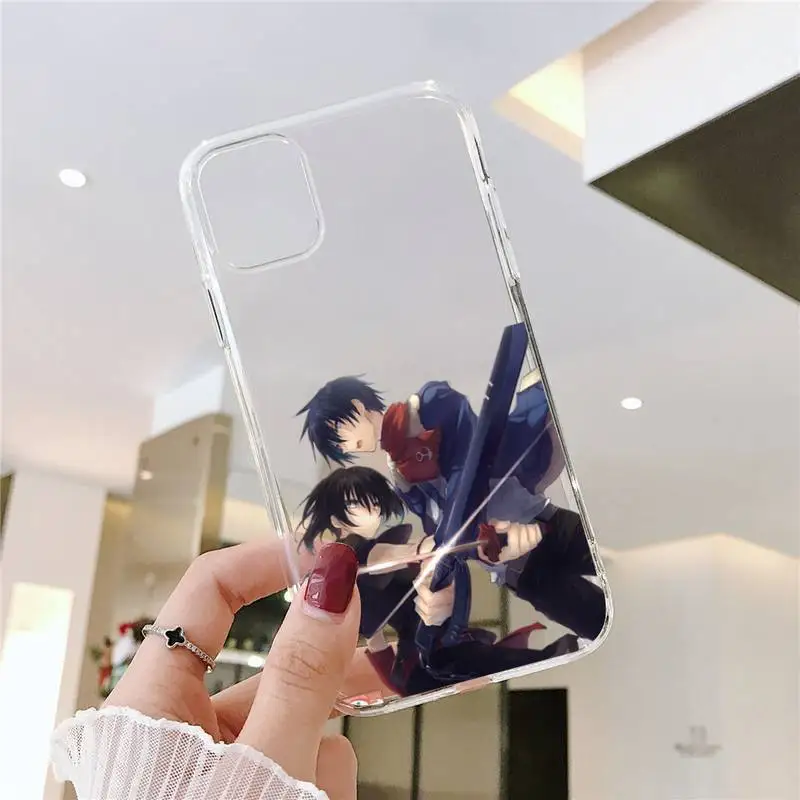 

akame ga kill Phone Case Transparent for iPhone 6 7 8 11 12 s mini pro X XS XR MAX Plus SE Clear mobile bag