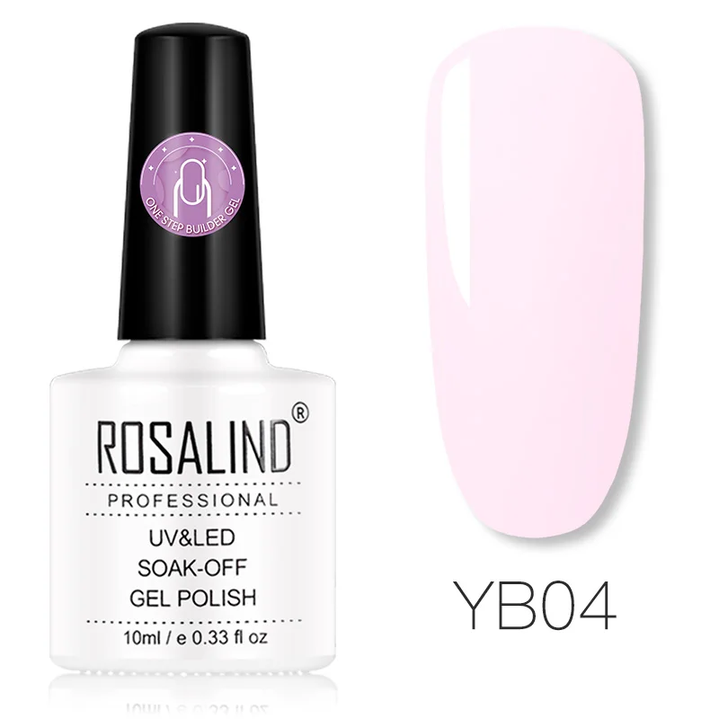 RDYB04 ROSALIND УФ-гель для ногтей один шаг строитель гель поли один шаг для наращивания маникюра без основы Дизайн ногтей набор использовать верхнее покрытие - Цвет: RDYB04