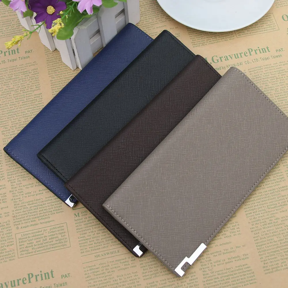 Горячая Распродажа Новый мужской роскошный кожаный кошелек ID держатель для карт