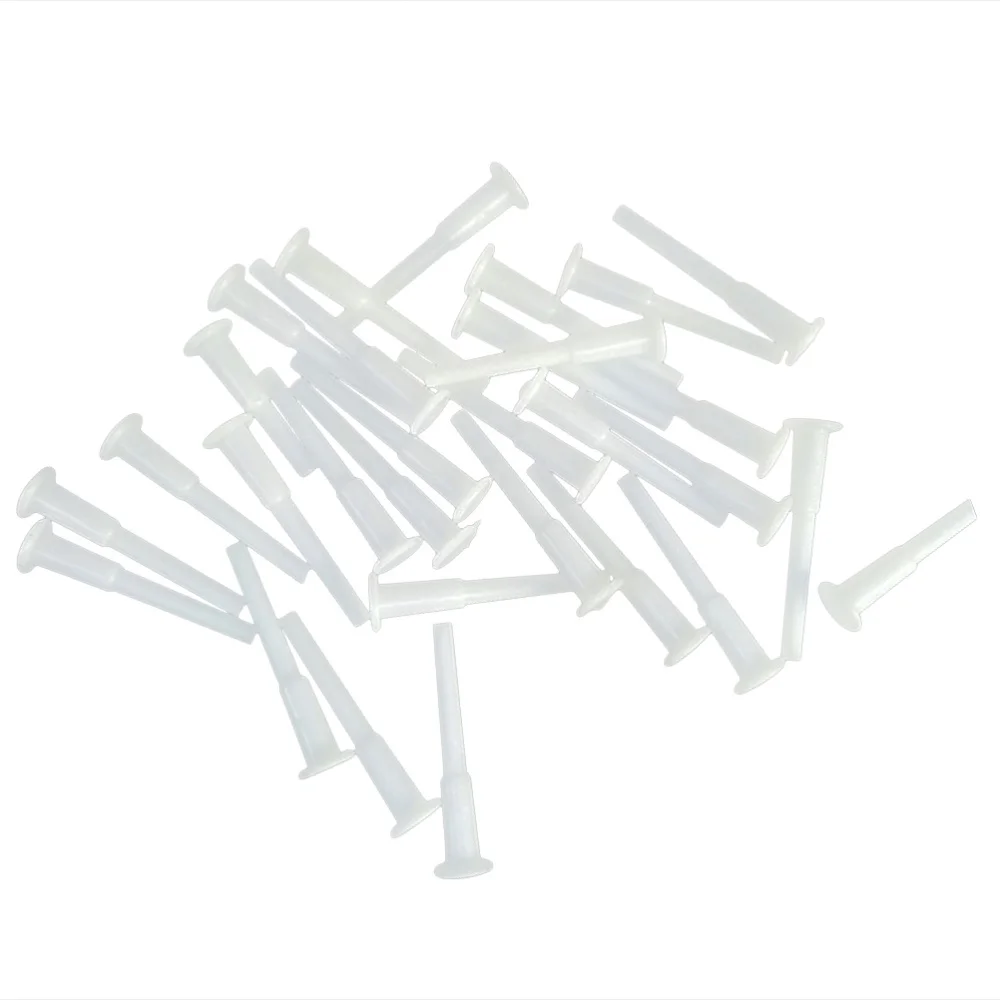 

50PCS Yoga Air Plug Gym Fitness Exercise Sport Jump Air Stopper Plug Pin (White)