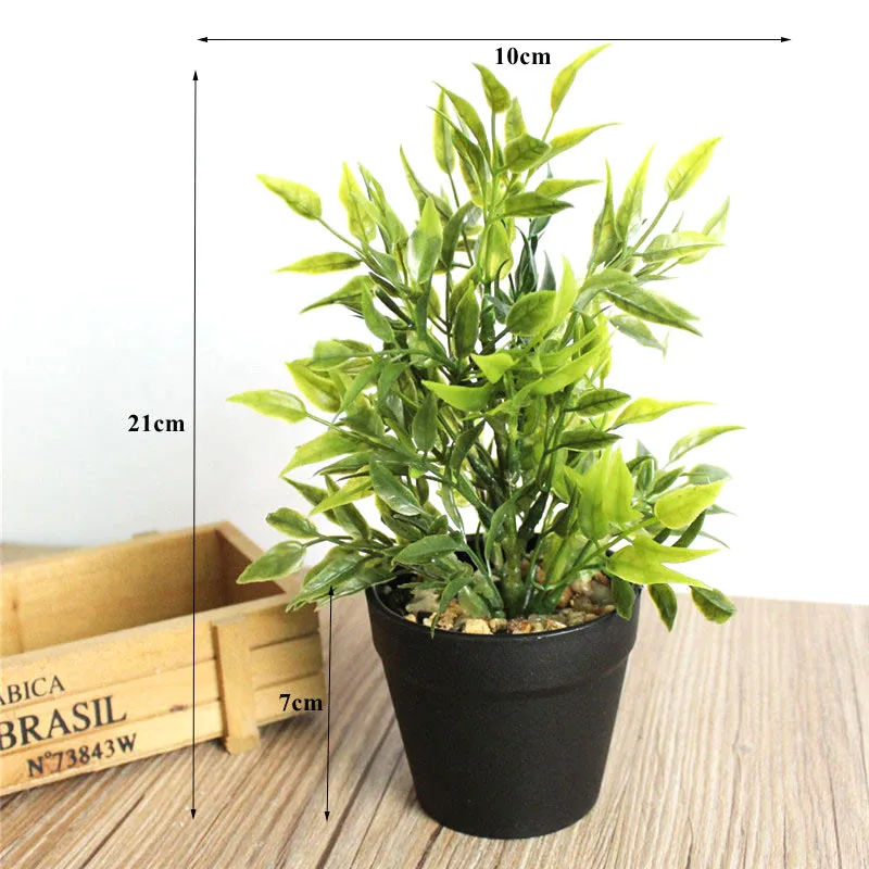 

Artificial plant plastic potted flower Fake landscape tree potted for wedding home office decorative plant Artificial flowers