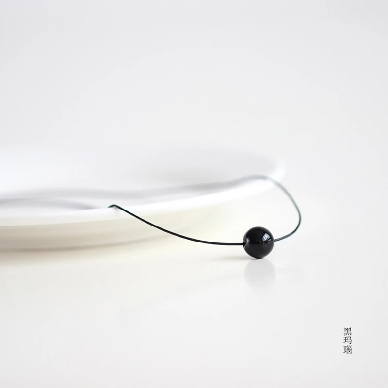 

Green Ghost Necklace Simple Wild Short Necklace Natural Amethyst Blue Sand Stone Gold Sand Stone Girlfriends Jewelry Gift Female