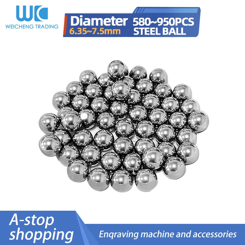 

Solid bearing steel ball Miniature precision steel ball 6.35mm 6.747mm 7mm 7.144mm 7.5mm ball GCR15 bearing steel ball