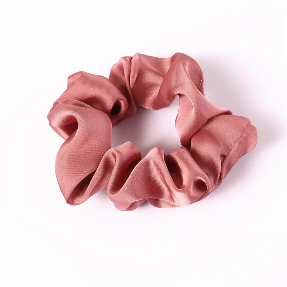 Женские резинки для волос Однотонные фиксации хвостиков в Корейском стиле