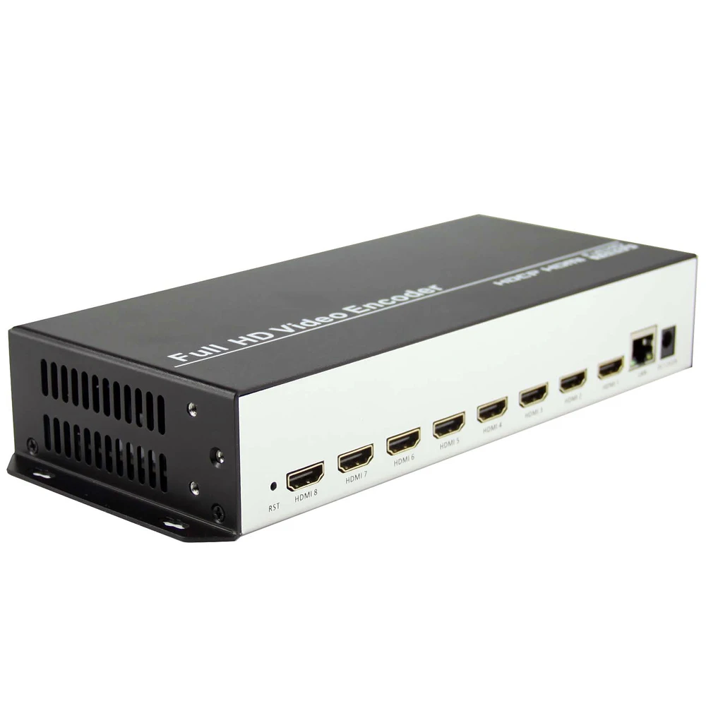 MPEG 4 H.264 8 каналов HD 1080P HDMI видеокодер RTMP RTSP M3U8 RTMPS мультикодер для прямого эфира 8Ch к