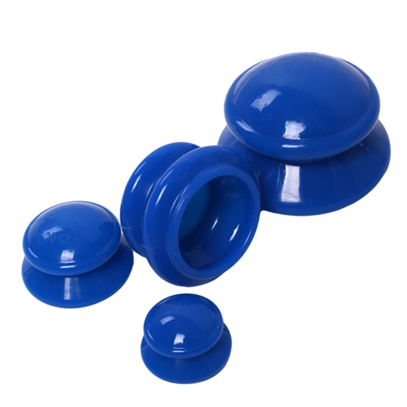 Набор китайских вакуумных банок силиконовые банки на присосках для массажа лица