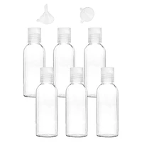 lotion dispenser bottle rotate 6pcs 100ml portable transparent empty spray bottles plastic refillable bottling