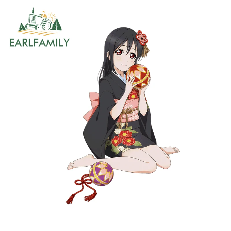 

EARLFAMILY 13cm x 8.5cm for Yazawa Nico Decal Snowboard Waterproof Motorcycle Fine Silhouette Camper Car Stickers Vinyl Car Wrap