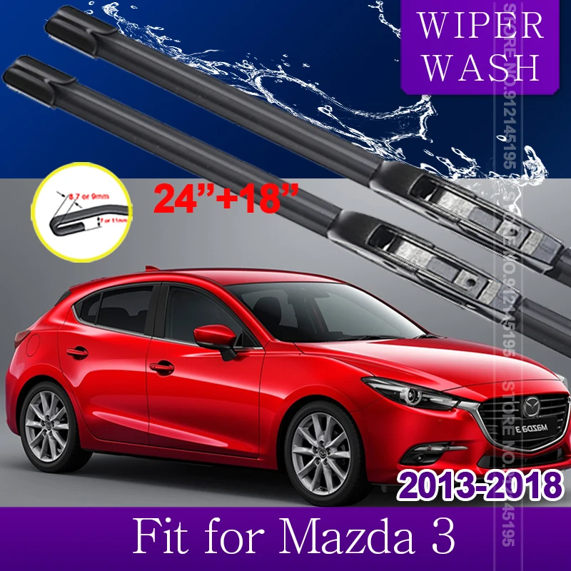 

Car Wiper Blade for Mazda 3 BM BN 2013~2018 Axela Front Windscreen Windshield Wipers Car Accessories 2014 2015 2016 2017