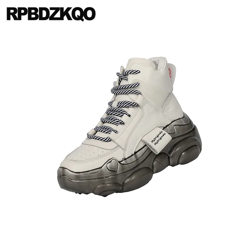 Туфли на высоком каблуке Маффин платформе с толстой мягкой подошвой из