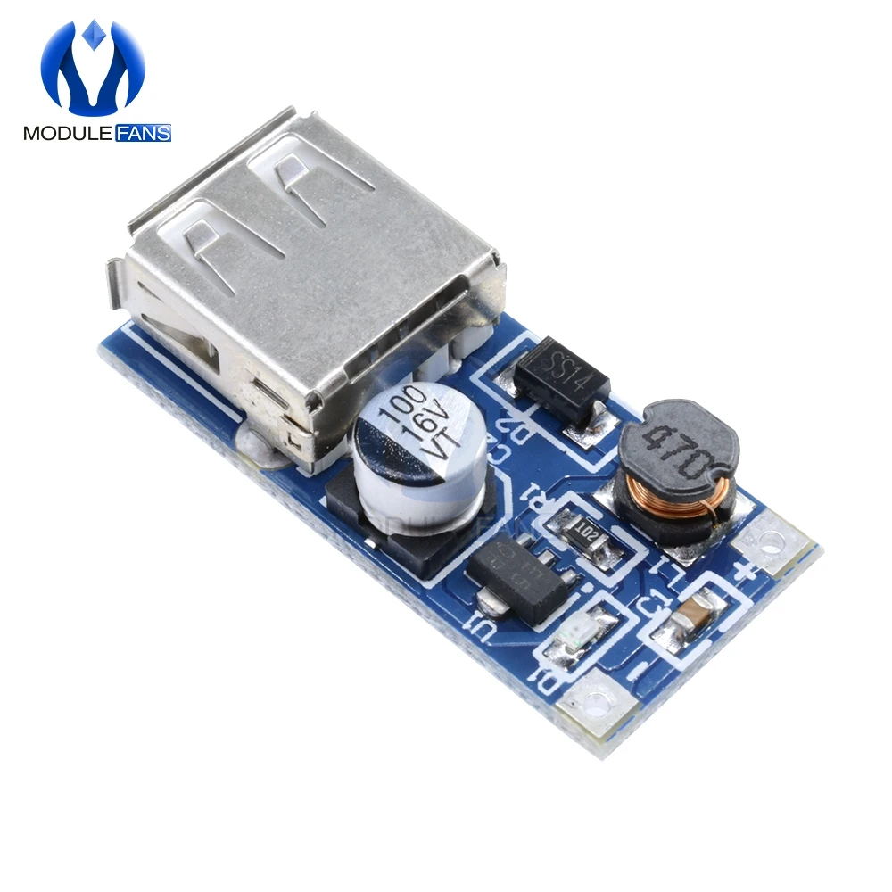 10 шт. 0 9 V 5V DC USB Напряжение преобразователь Step Up усилитель Питание модуль 600mA PFM