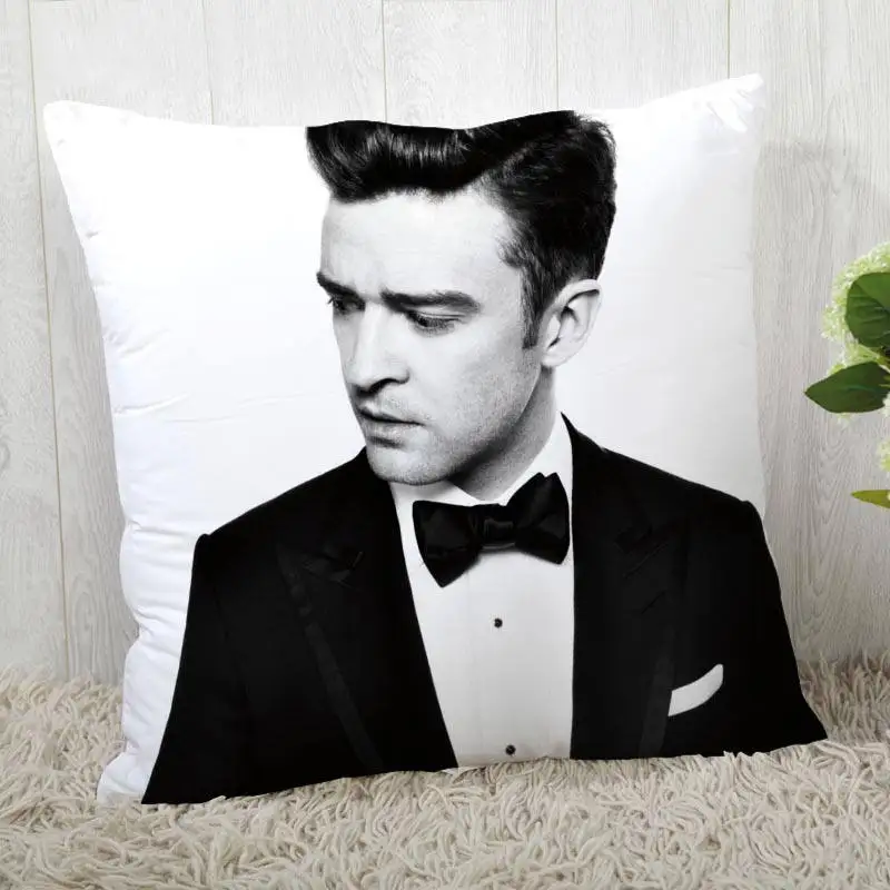 Пользовательские наволочки Джастин Тимберлейк квадратная наволочка Рождество