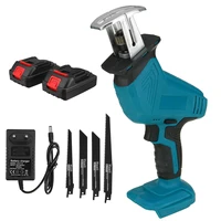 88v cordless reciprocating saw 4 saw blades metal cutting wood tool portable woodworking cutters with 12 batterys charger