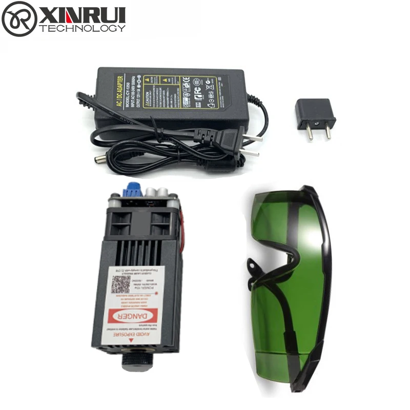 Лазерный модуль 40 Вт фокус регулируемый 450 нм светильник DIY Гравер аксессуары с