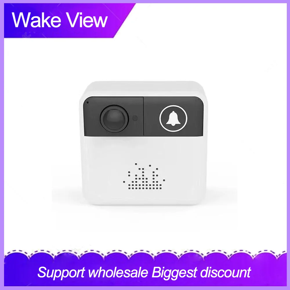 Видеодомофон WakeView, умный беспроводной дверной звонок с Wi-Fi и функцией записи звука, домофон с ночным видением, TF от AliExpress WW