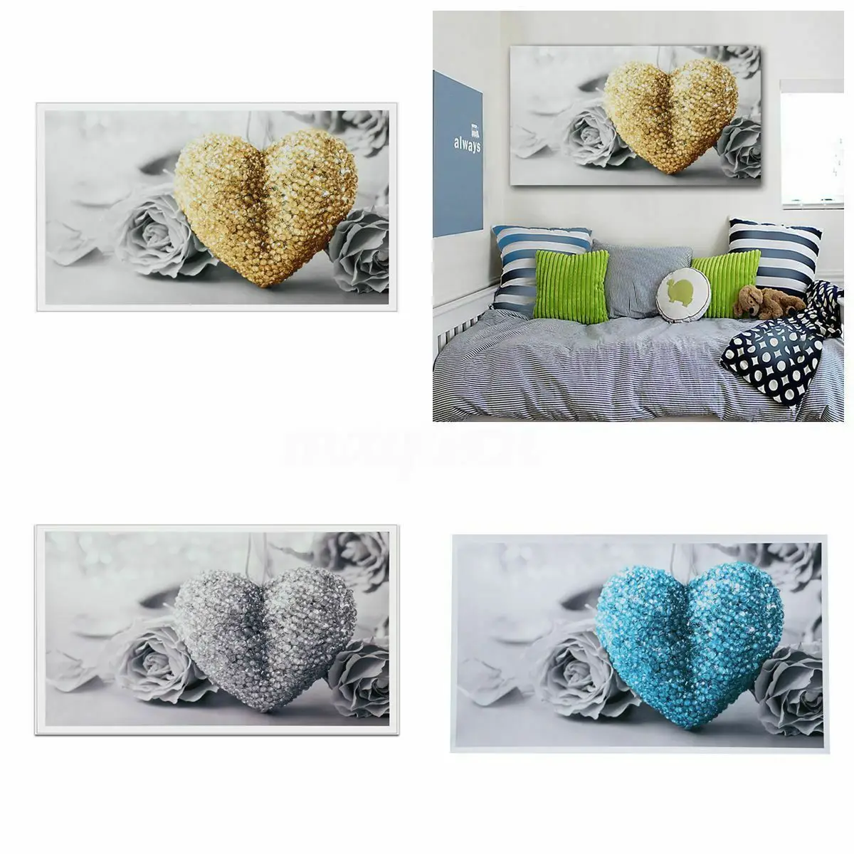 Настенная декоративная картина в виде любви подвесная аэрозольная маслом холст