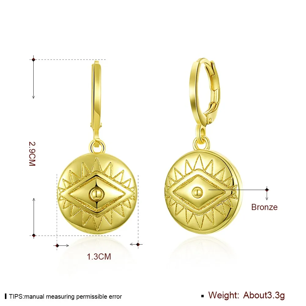 

Korean Fashion Piercing Silver 925 Hoop Stud Dangle Hanging Earrings For Women Teens 2021 Trend Jewelry Ear Cuffs Eye pattern