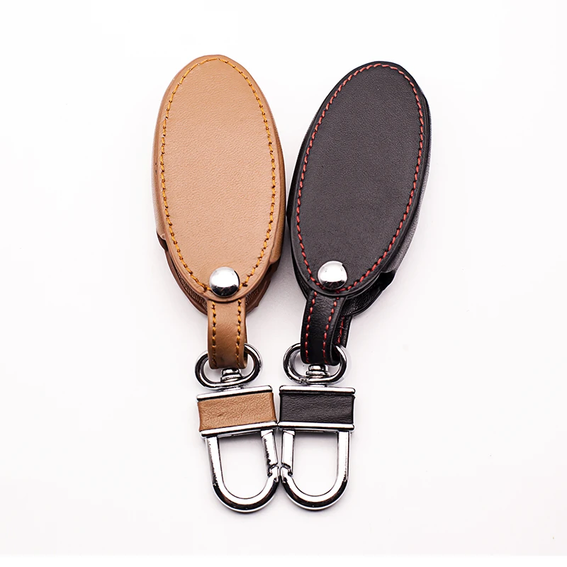 

leatherLeather Car Key Cover Case shell For Nissan Teana X-Trail Qashqai Note Livina Sylphy Tiida Sunny Murano Juke Car Key
