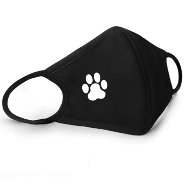 Dog claw 1 шт., хлопковая маска для лица с рисунком из аниме, 3D, зимние дышащие маски для мужчин и женщин, Пылезащитная маска для рта, унисекс - Цвет: Dog claw