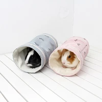 mini pet supplies spring and autumn hedgehog tunnel toys totoro and hamster warm passage pet pipes nest hamster toys