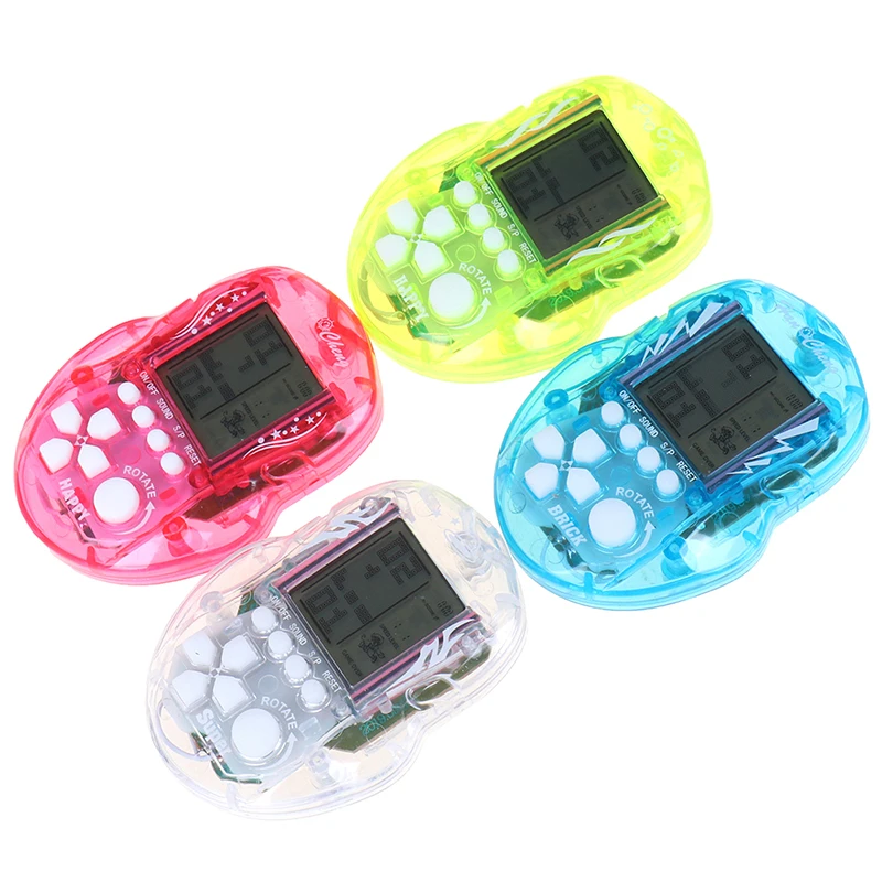 Mini Tetris Game Player Portable Console Digital Pocket Handheld For Children | Электроника