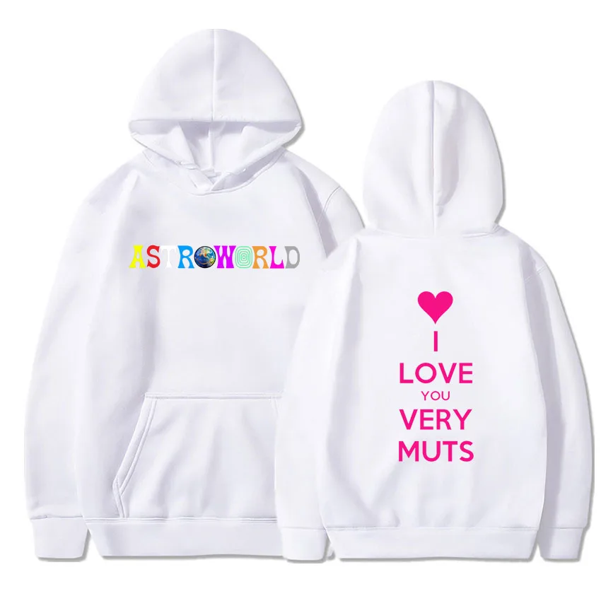 

2021 itself ASTROWORLD I LOVE YOU VERY MUTS HOODIES Fashion Letter ASTROWORLD HOODIE Streetwear ManWoman Pullover Sweat-2251