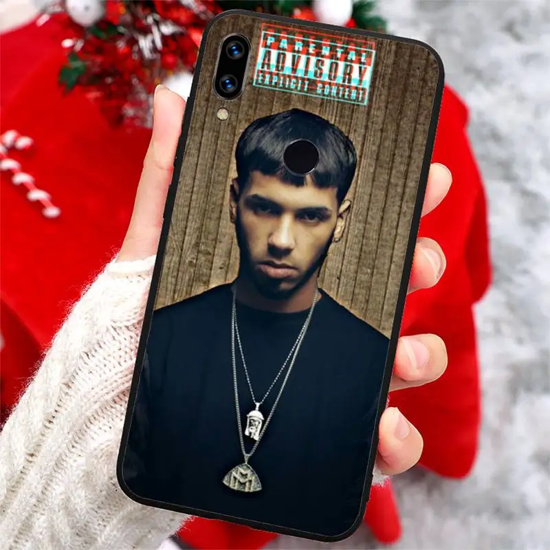 

Anuel AA famous Rapper luxury shell Phone Case cover For Xiaomi Redmi note 7 8 9 t k30 max3 9 s 10 pro lite
