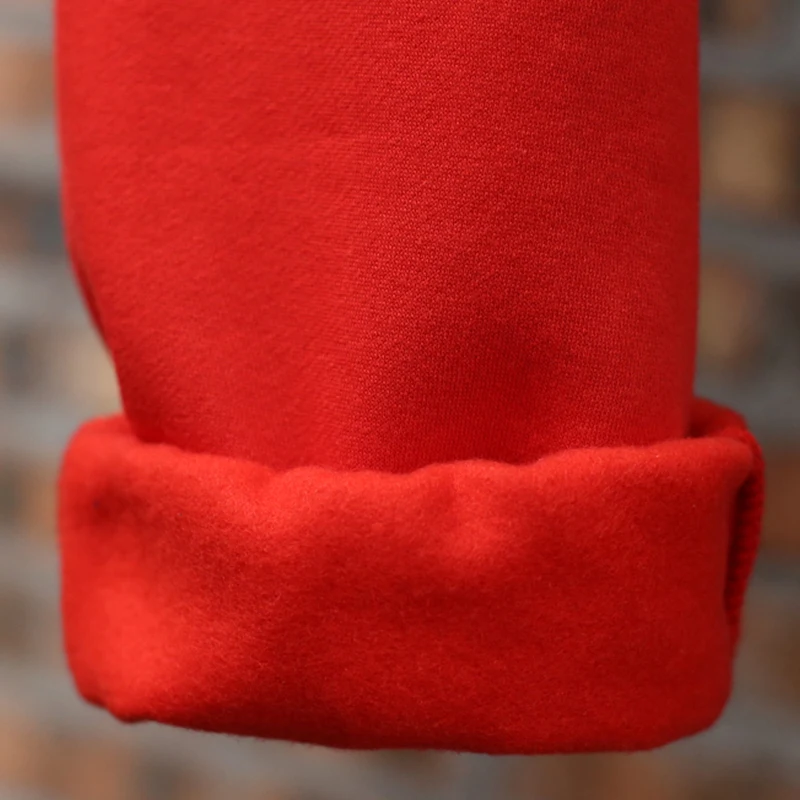 Женские флисовые шаровары Черного/красного цвета уличная одежда в стиле хип-хоп