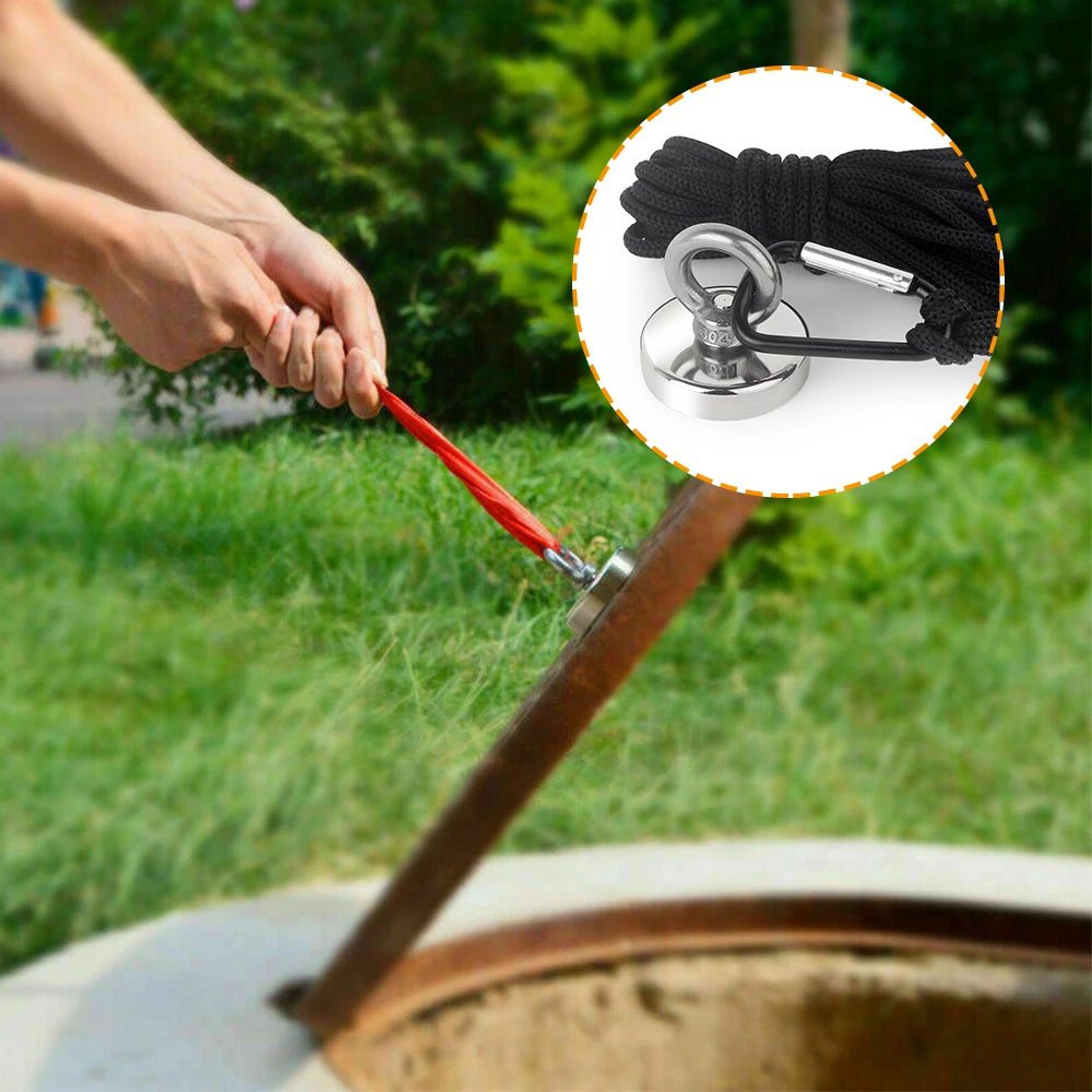 Super Strong Magnetic Magnet Ring Powerful Search Aimant Deep Sea Salvage Fishing Hook Tool Hardware | Обустройство дома