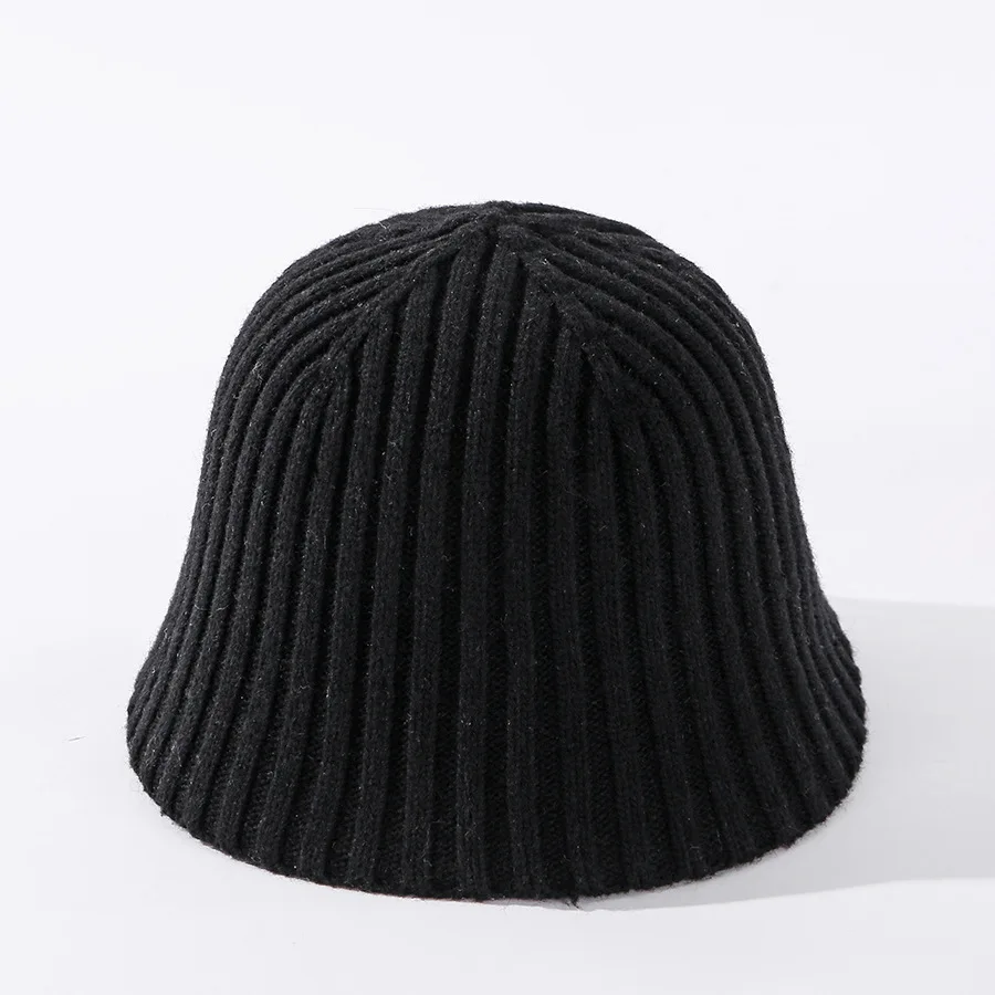 

New Korean Version Solid Color Knitted Melon Hats Men Women Japanese Art Casual Wool Hat Trend Beanies Hats Beanie Hat Bonnets