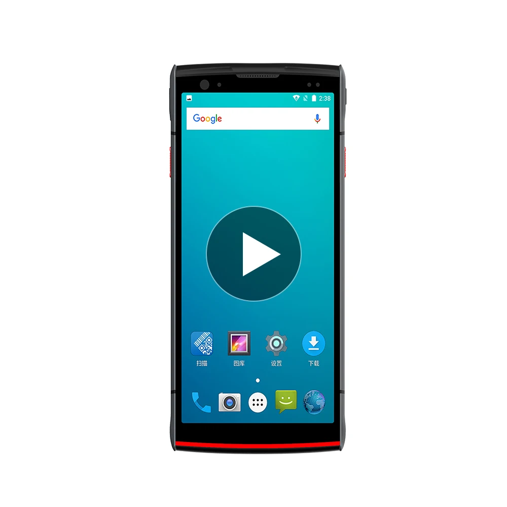 КПК на Android 9 0 сканер штрих-кода LTE сотовый Wi-Fi GPS четырехъядерный процессор