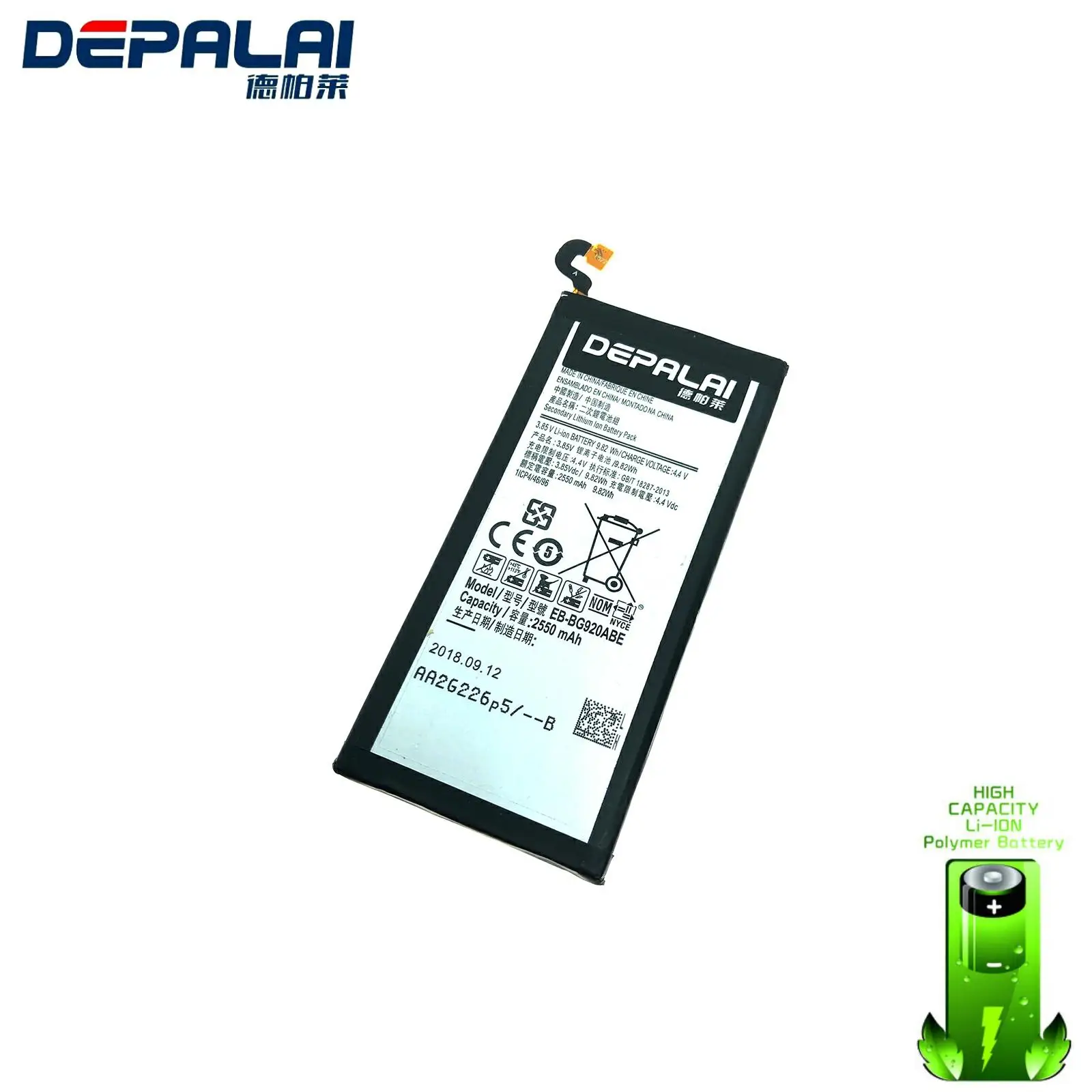 Аккумулятор для Samsung Galaxy S6 G920 G920F G920i G9200 G9208 G9209 сменные батареи 2550 мАч|Аккумуляторы