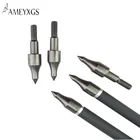 20 штук стрельба из лука стрелы практика 100 зерна целевой широких зазубренных наконечника для охоты 8 мм стрелочный поле Точка советы по стрельбе из лука съемки аксессуары