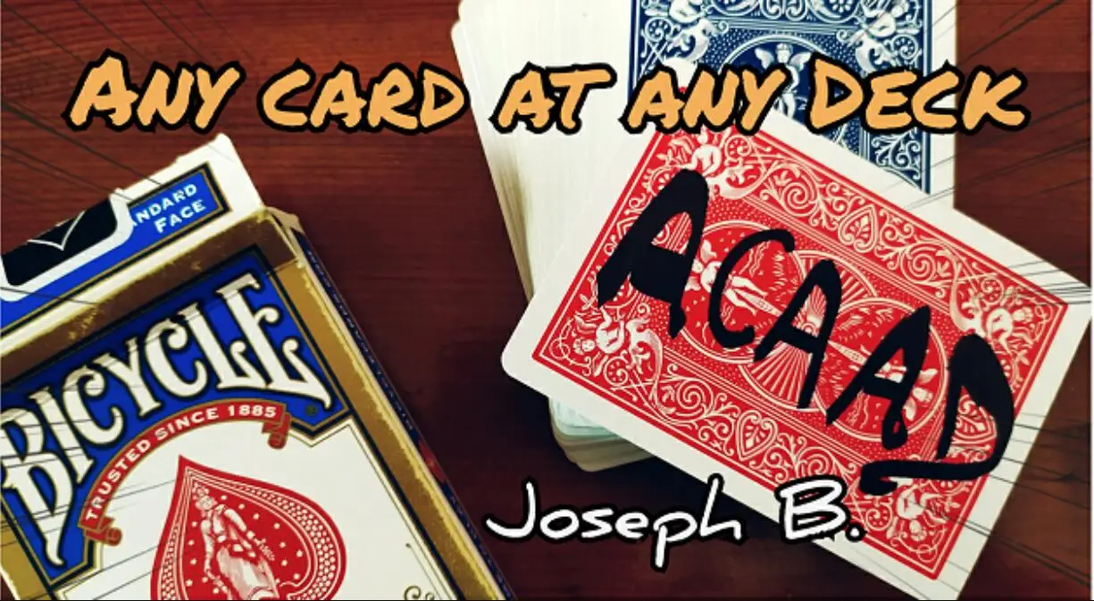 

2020 Any Card at Any Deck by Joseph B - magic tricks