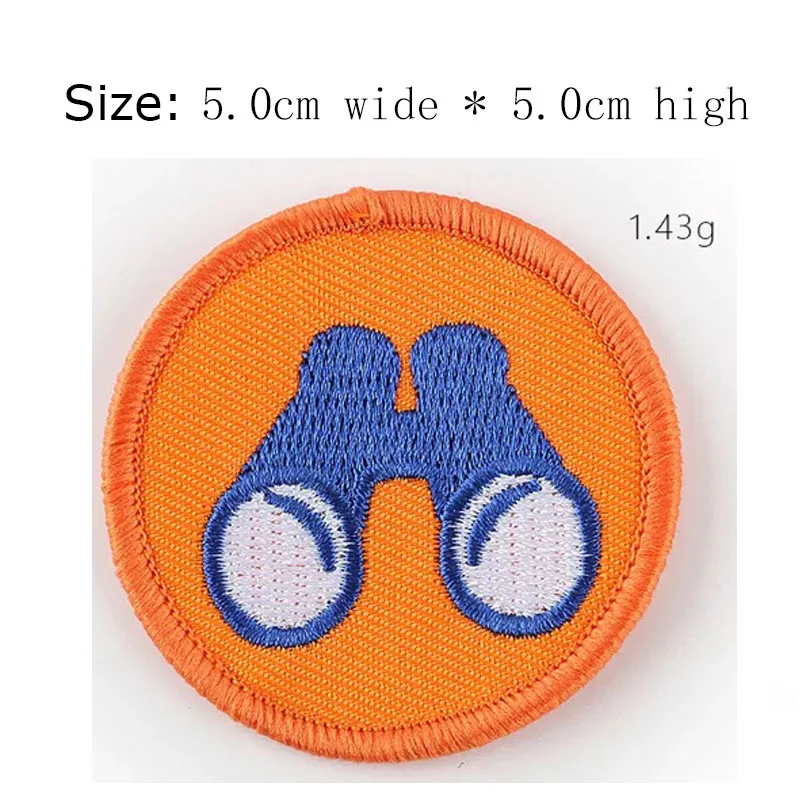 Бесплатная доставка нашивка с вышивкой телескопа шириной 5 0 см Пришивные эмблемы