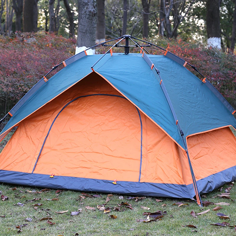 Палатка для кемпинга на 3-4 человек автоматическая водонепроницаемая и