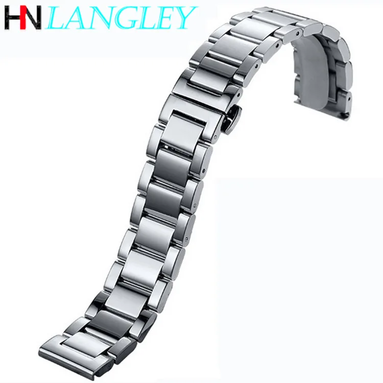 

Watch Band for Montblanc Watch Solid Stainless Steel Strap Polished 16mm 18mm 20mm 22mm 24mm Watch Strap WristBand Adjust Tool