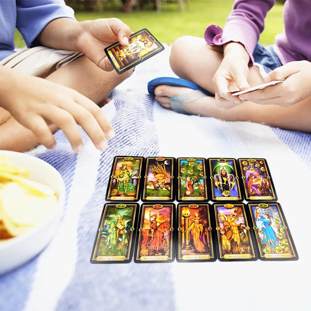 Полная английская версия легко карты Таро колода семейная настольная игра