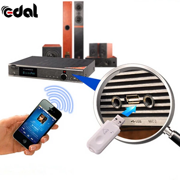 EDAL Bluetooth USB стерео дома автомобиля беспроводной аудио музыкальный динамик