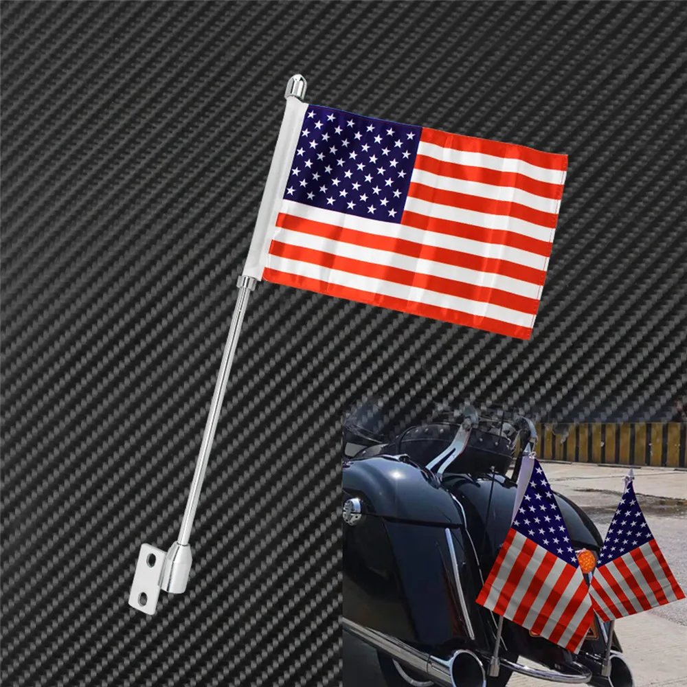 Багажная стойка для мотоцикла крепление флага задняя сторона индийского шефа