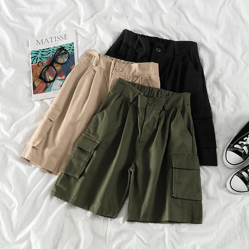 Шорты в стиле интернет знаменитостей женские летние свободные новинка 2021 одежда