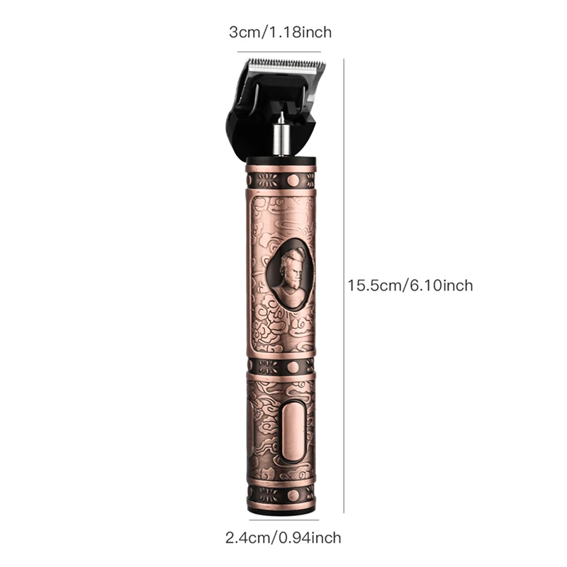 

Powerful 0mm T-outliner Low Noise Hair Trimmer Kids Hair Carving Machine Electric Hair Clipper Beard Shaver T9 Finishing Barber