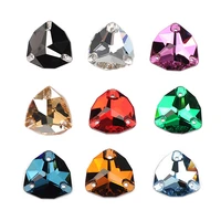 yanruo 3272 trilliant flat triangle top quality sew on crystals glass rhinestone sewn stones sewing for clothing
