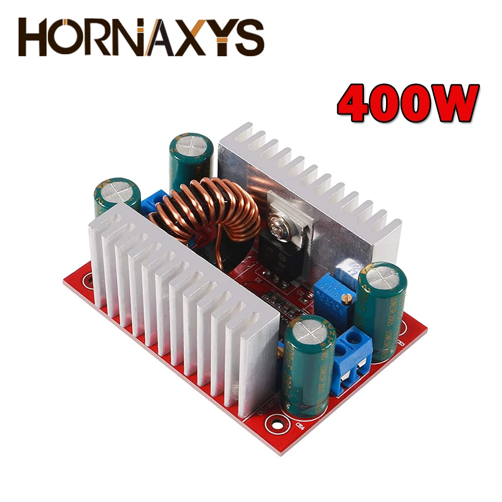 

400W 15A DC-DC Power Converter Boost Module Step-up Constant Power Supply Module DC 8.5V-50V to 10V-60V LED Boost Module