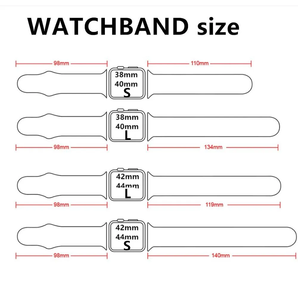 

Case+Strap for Apple watch band 44mm 40mm Silicone wristband bracelet correa for apple watch series 3 4 5 6 SE 42mm 38mm strap