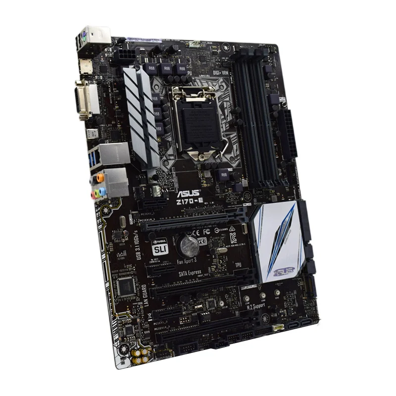 Материнская плата LGA 1151 Asus Z170-E материнская DDR4 Intel Z170 64 Гб PCI-E 3 0 USB3.1ATX для Core i3-7320 cpu |