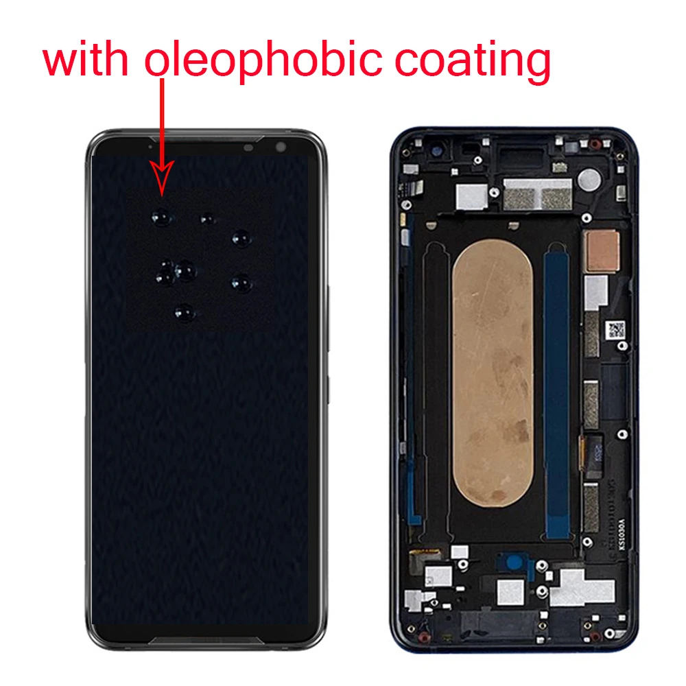 6 59 &quotоригинальный для Asus ROG Phone II ZS660KL ЖК дисплей сенсорная панель дигитайзер с