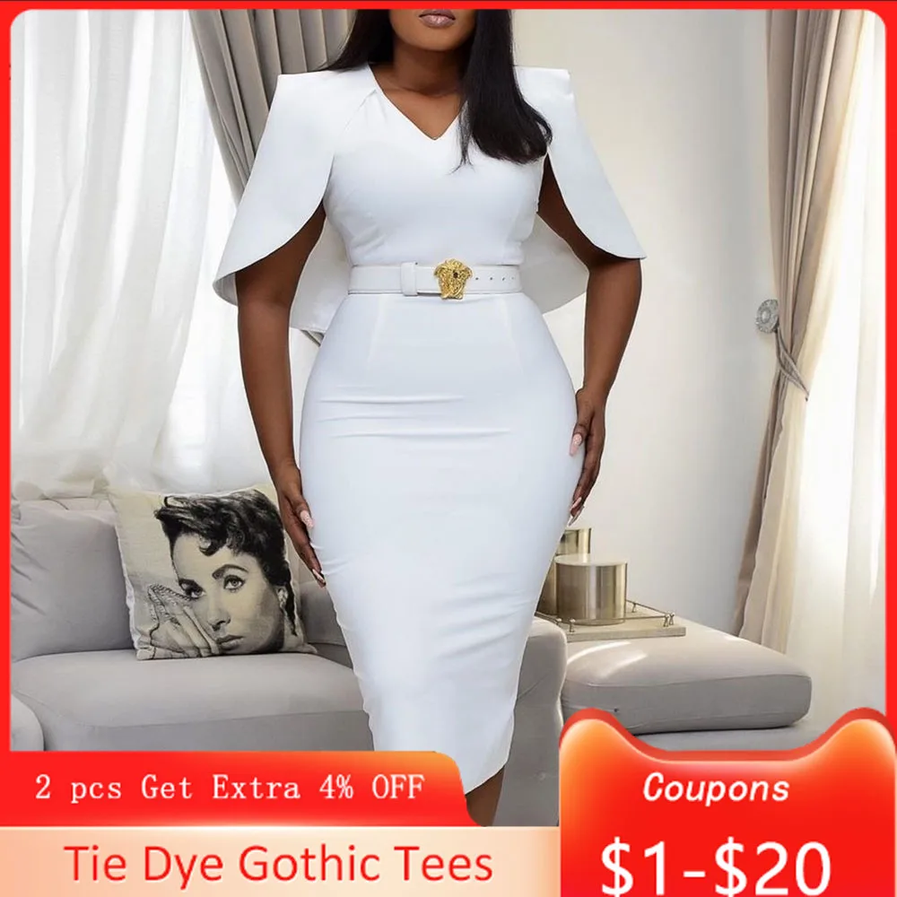 Платье женское вечернее с V-образным вырезом пикантное Облегающее до середины